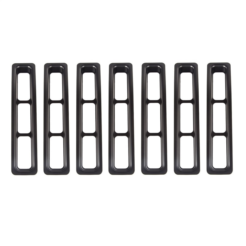 Rugged Ridge Grille Inserts Black Jeep Wrangler