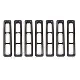 Rugged Ridge Grille Inserts Black Jeep Wrangler