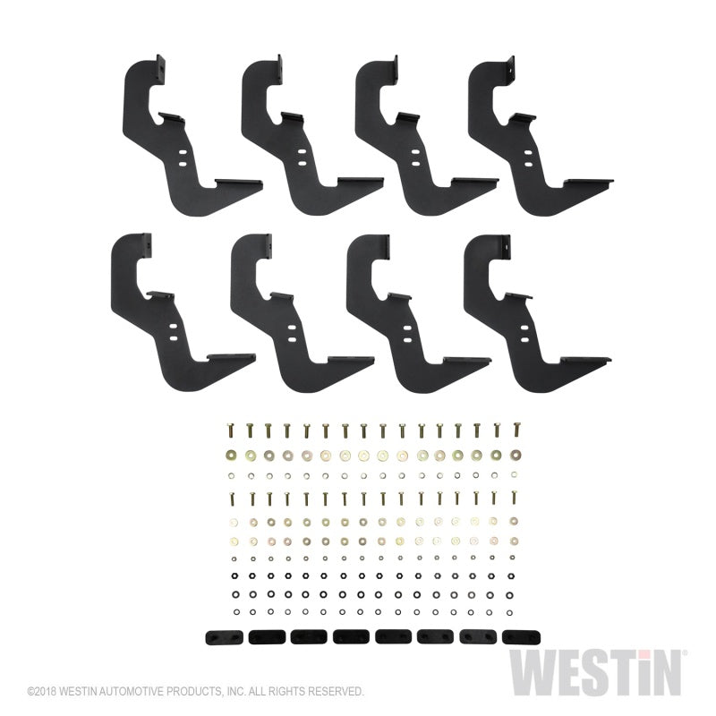 Westin Chevrolet Silverado/Sierra 1500 Crew Cab Thrasher Running Boards - Textured Black