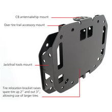 Load image into Gallery viewer, Go Rhino Jeep Wrangler JL/JLU Rockline Spare Tire Relocation