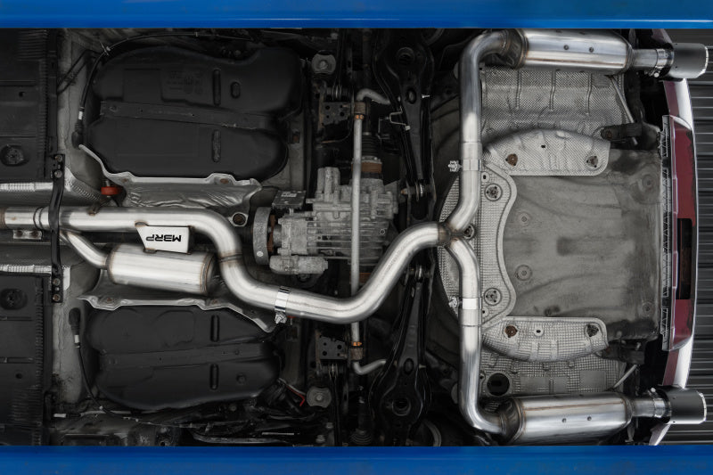 MBRP VW Golf Sportwagen/Alltrack 1.8T T304SS 3in Cat-Back 2.5in Dual Split Rear w/ SS Tips