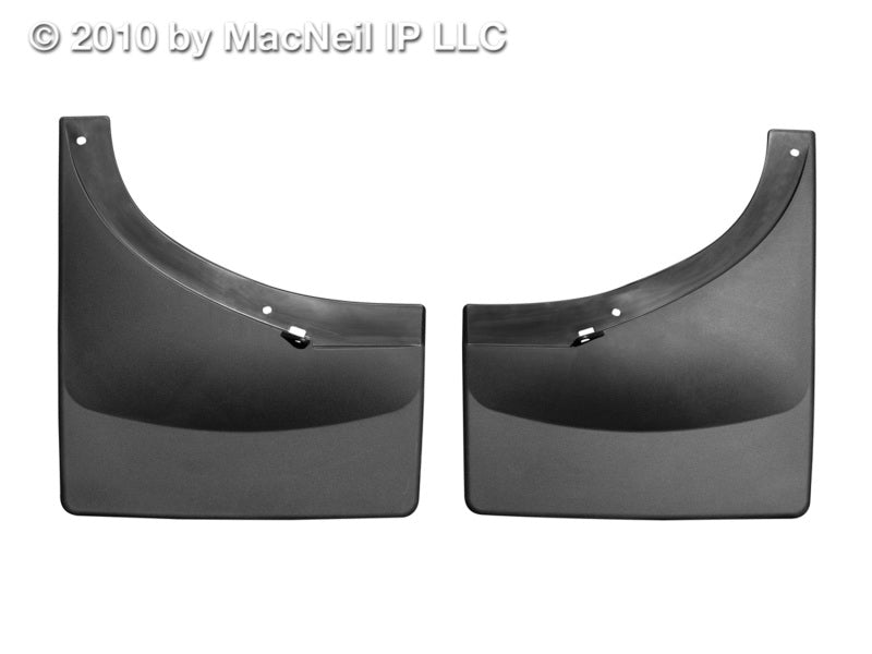WeatherTech GMC Sierra No Drill Mudflaps - Black