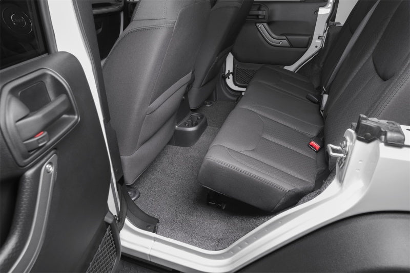 BedRug 07-18 Jeep JK Unlimited 4Dr Front 4pc BedTred Floor Kit (Incl Heat Shields)