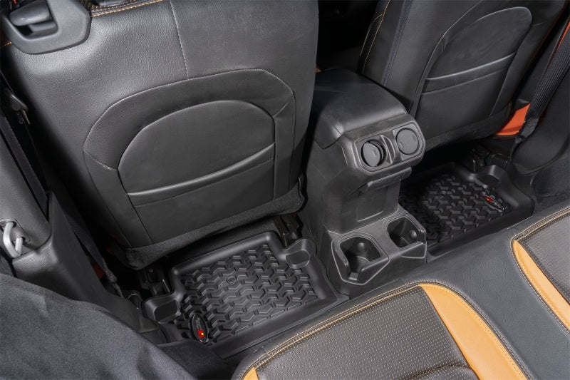 Rugged Ridge Floor Liner Kit Black F/R/Full Cargo Jeep Wrangler JL 2Dr