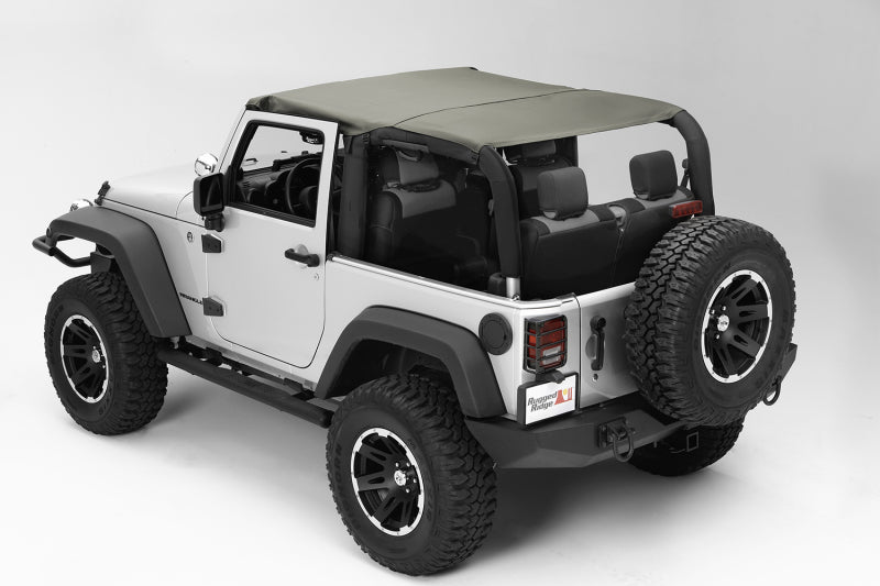 Rugged Ridge Pocket Island Topper Khaki Diamond JK