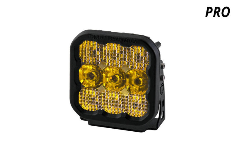 Diode Dynamics SS5 LED Pod Pro - Yellow Combo (Single)