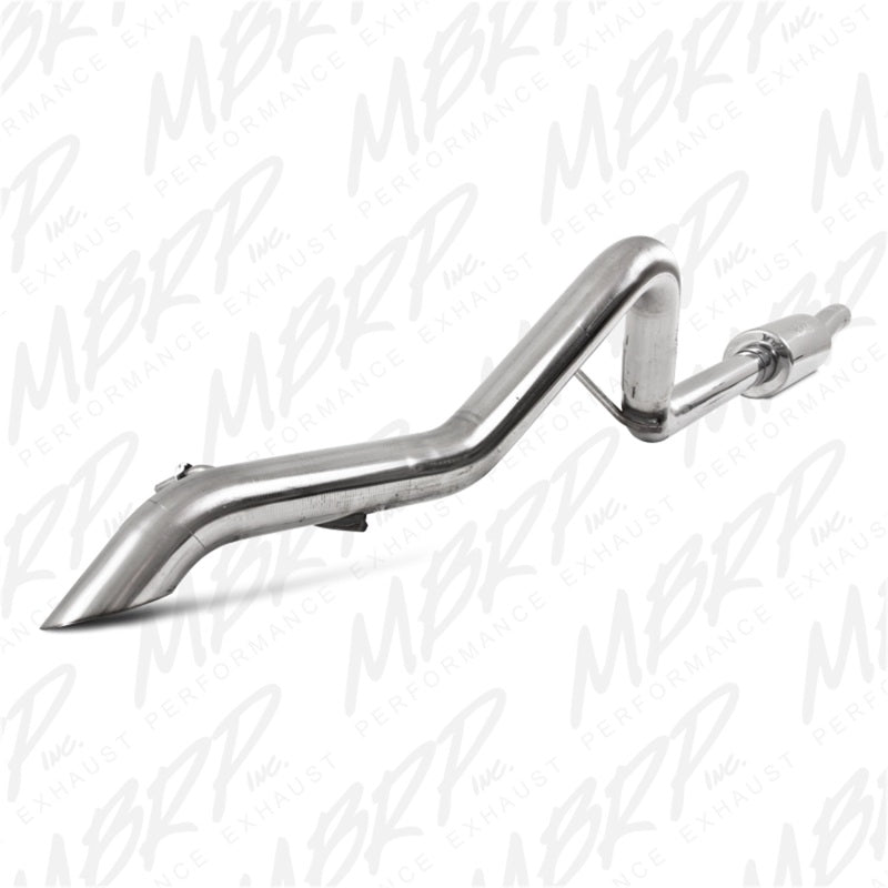 MBRP Jeep Wrangler (JK) 3.8L V6 4 dr Off-Road Tail Pipe Muffler before Axle