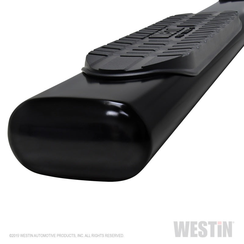 Westin 19+ Chevrolet Silverado Crew Cab PRO TRAXX 6 Oval Nerf Step Bars - Black