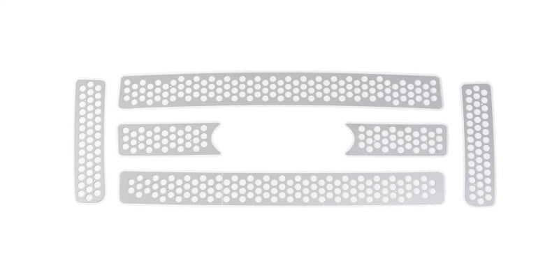 Putco 09-12 Ford F-150 (Lariat & King Ranch Only) 6pc Grillee Punch Stainless Steel Grilles