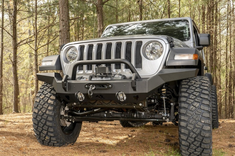 Rugged Ridge HD Bumper Full Width Front Jeep Wrangler JK 18-20 Jeep Wrangler JL 2020 JT