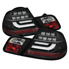 Load image into Gallery viewer, Spyder BMW E46 00-03 2Dr Coupe Light Bar LED Tail Lights Blk ALT-YD-BE4600-LBLED-BK