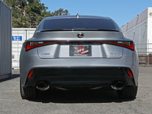 Load image into Gallery viewer, aFe Takeda 2014+ Lexus IS350 V6 2.5in. 304 Stainless Steel Axle-Back Exhaust System w/ Black Tip