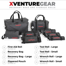 Load image into Gallery viewer, Go Rhino XVenture Gear Bag - Large (13x14x22in. Closed) 12oz Waxed Canvas - Black