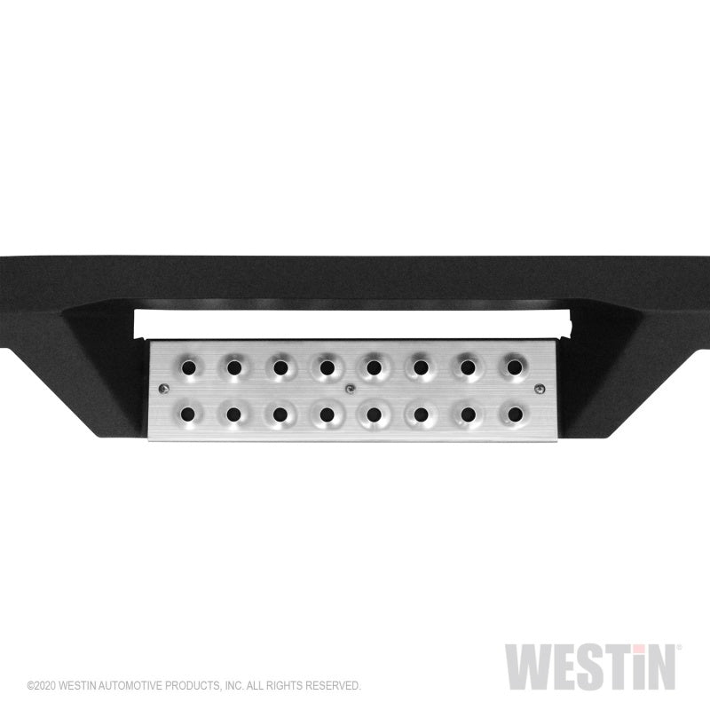 Westin Chevy Silverado 1500 Crew Cab HDX Stainless Drop Nerf Step Bars - Textured Black