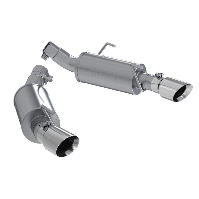 MBRP Ford Mustang GT 5.0/Shelby GT500 Dual Mufflers Axle Back Split Rear T304