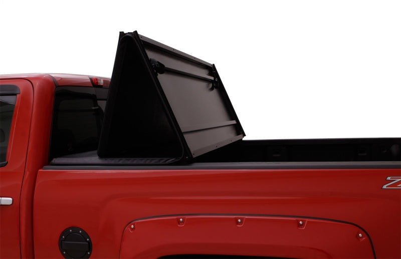 Lund Chevy Silverado 1500 Fleetside (8ft. Bed) Hard Fold Tonneau Cover - Black