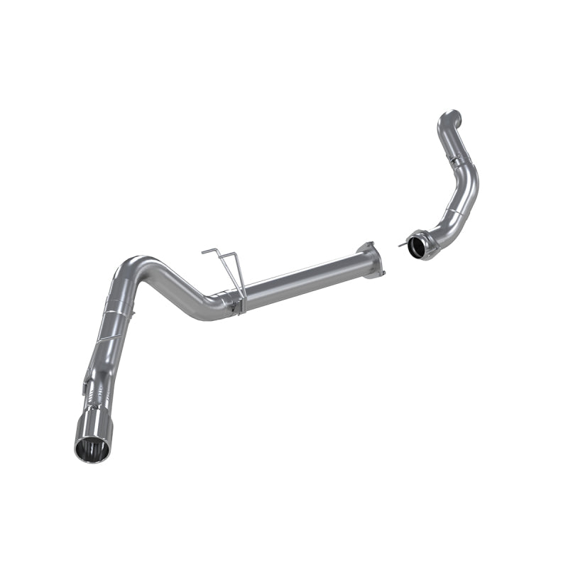 MBRP Ford 6.7L F-250/350/450 4in Filter Back Single Side Exit Alum and Down Pipe Exhaust