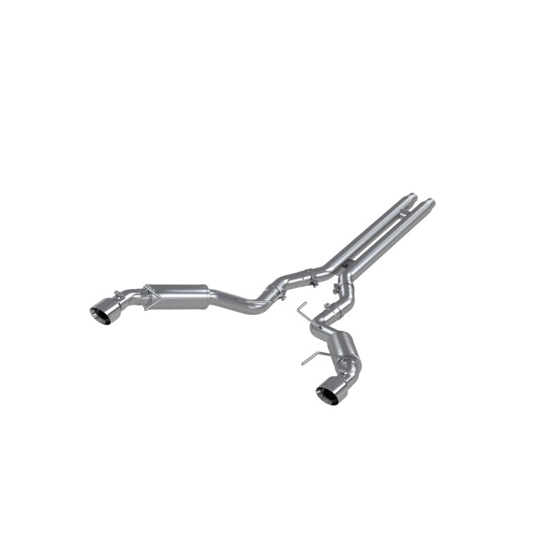 MBRP Ford Mustang GT 5.0 3in Cat Back Dual Split Rear Race Version 4.5in Tips - T409