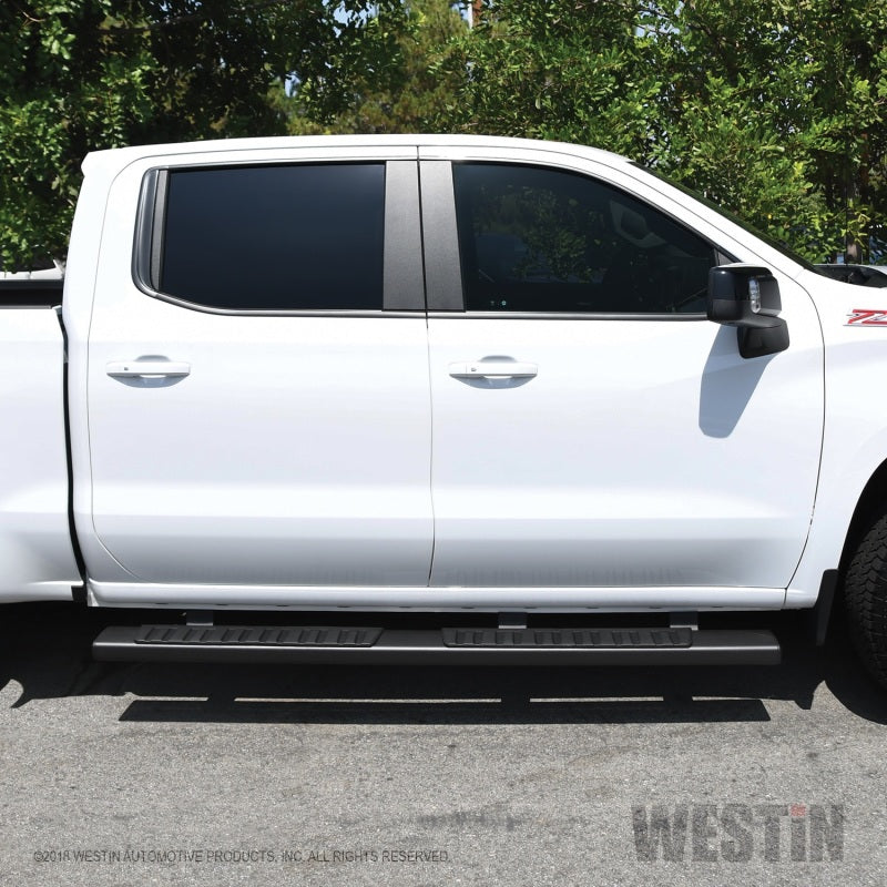 Westin Chevrolet Silverado/Sierra 1500 Crew Cab R7 Nerf Step Bars - Black