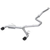 MBRP Hyundai Elantra N 2.0L Turbo T304  5in OD CF Tips Dual Outlet 3in Cat Back Exhaust