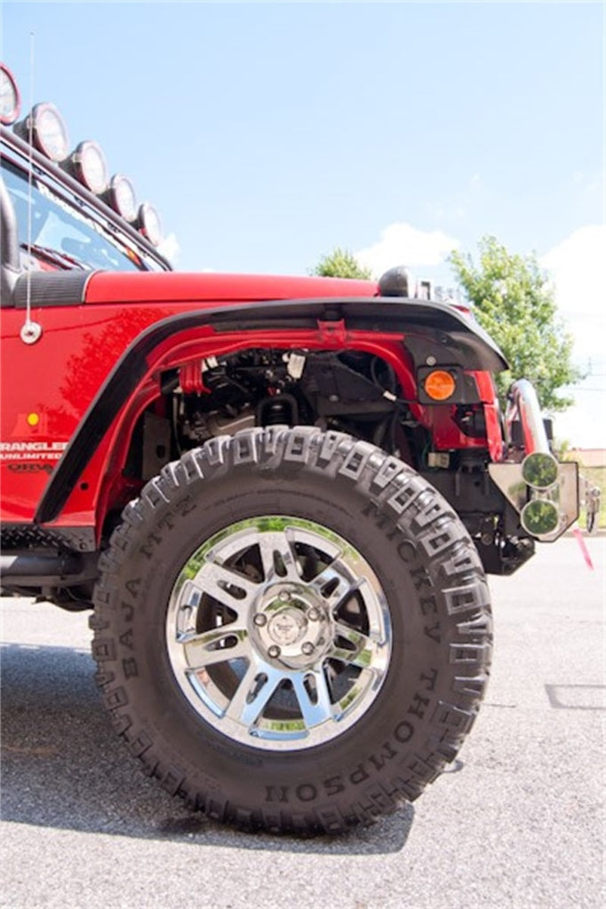 Rugged Ridge All Terrain Flat Fender Flare Kit Jeep Wrangler
