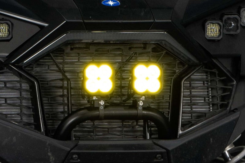Diode Dynamics SS3 LED Bumper 1 In Roll Bar Kit Sport - White SAE Fog (Pair)