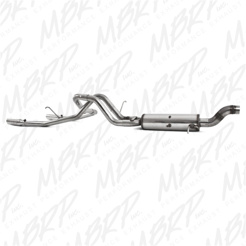 MBRP Chev/GMC Colorado/Canyon 5.3L V8 EC/CC-SB Cat Back Dual Split Rear Exit T409
