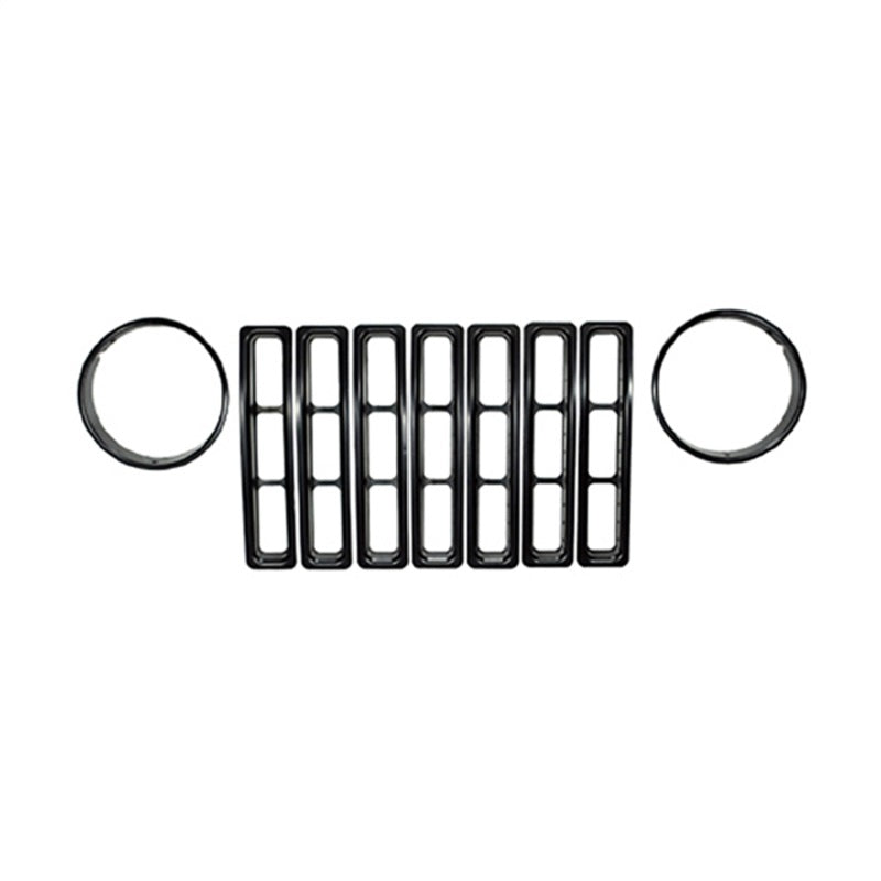 Rugged Ridge Headlight Bezels Black Jeep Wrangler