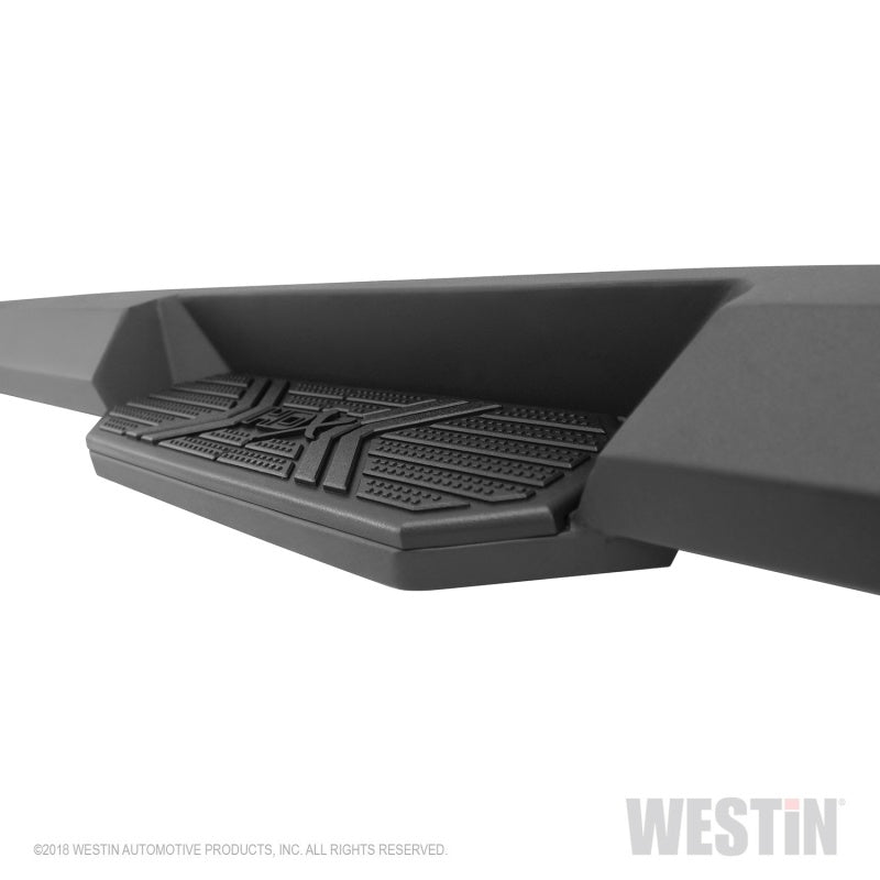 Westin 19+ Chevrolet Silverado 1500 DC HDX Xtreme Nerf Step Bars - Tex. Blk