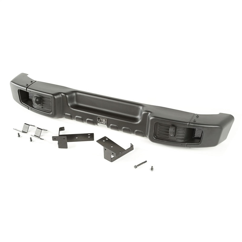Rugged Ridge Spartacus Rear Bumper Black Jeep Wrangler