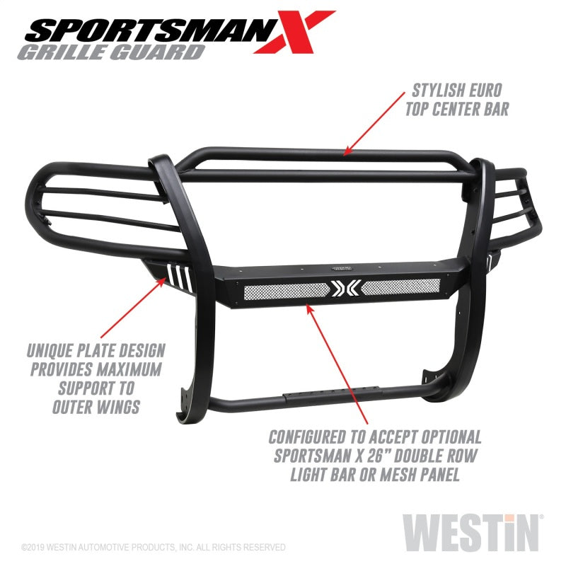 Westin 12+ Nissan Frontier Sportsman X Grille Guard - Textured Black
