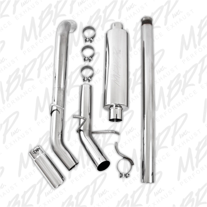 MBRP Chevy 1500 Silverado/GMC Sierra 6.2L V8 3.5in Cat Back Single Side Exhaust T409