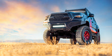 Load image into Gallery viewer, Go Rhino Tacoma Element Front Bumper w/ Power Actuated Hide-away Light Bar Mount Tex Black