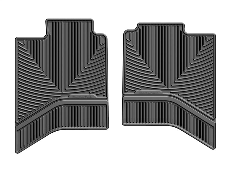 WeatherTech Dodge Ram Quad Cab Rear Rubber Mats - Black