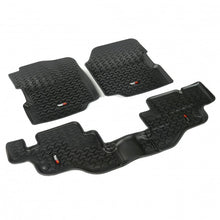 Load image into Gallery viewer, Rugged Ridge Floor Liner Front/Rear Black Jeep CJ-7 / Jeep Wrangler / YJ