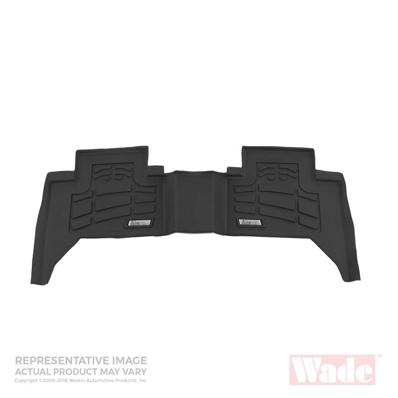 Westin 2011-2016 Ford Super Duty Crew Cab Wade Sure-Fit Floor Liners 2nd Row - Black