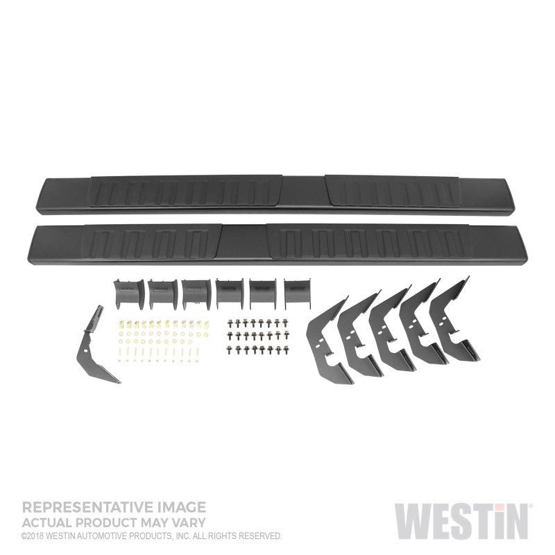 Westin Ford SuperCrew R7 Nerf Step Bars - Black