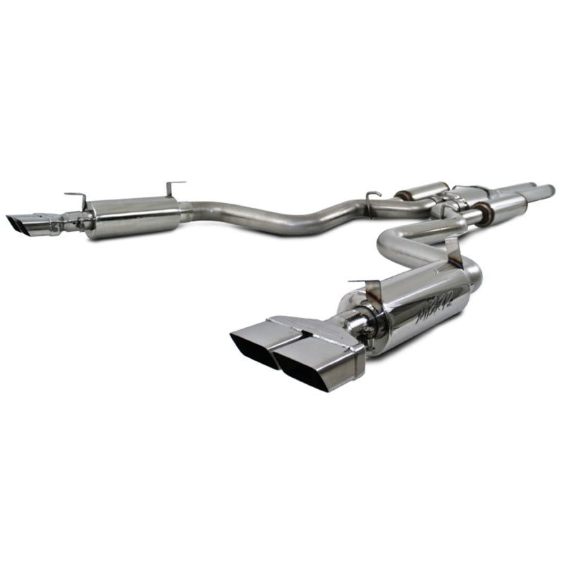 MBRP Dodge Challenger SRT8 6.1L Hemi T304 Cat Back Dual Split Rear