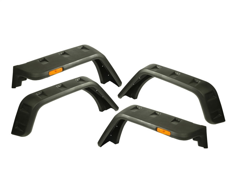 Rugged Ridge Hurricane Fender Flare Kit EU Textured Jeep Wrangler JK