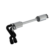 Load image into Gallery viewer, MBRP Ford F150 Pre-Axle 4in OD Tips Dual Outlet 3in Black Coated Cat Back Exhaust