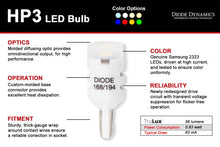 Load image into Gallery viewer, Diode Dynamics 194 LED Bulb HP3 LED Pure - White (Single)