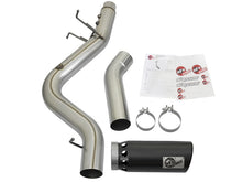 Load image into Gallery viewer, aFe LARGE BORE HD 4in 409-SS DPF-Back Exhaust w/Black Tip 2017 GM Duramax V8-6.6L (td) L5P