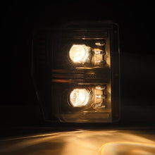 Load image into Gallery viewer, AlphaRex 2008-2010 Ford F250-550 PRO-Series Projector headlights Black w/Active Light/Seq Signal