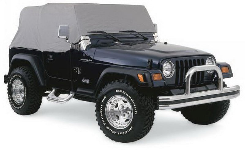 Rampage Jeep CJ7 Cab Cover With Door Flaps - Grey