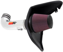Load image into Gallery viewer, K&amp;N Camaro 6.2L V8 Polished Typhoon Short Ram Intake