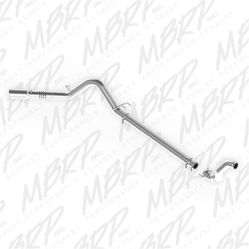 MBRP Ford 6.4L F250/350/450 4 inch Filter Back Single Side Exit Aluminum and Down Pipe