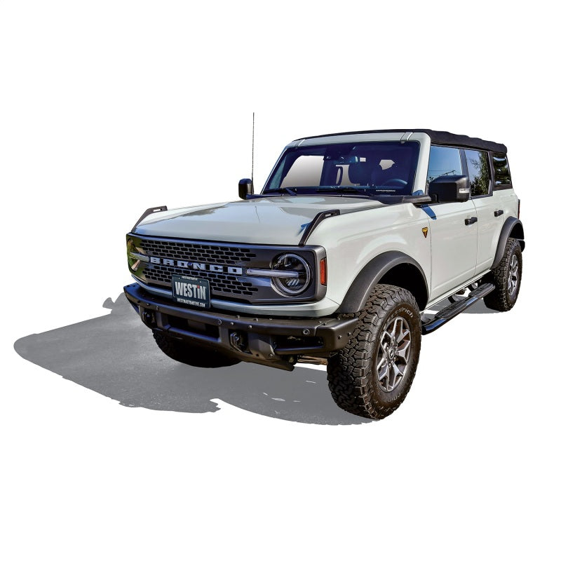 Westin Ford Bronco (4-Door) PRO TRAXX 4 Oval Nerf Step Bars - Textured Black