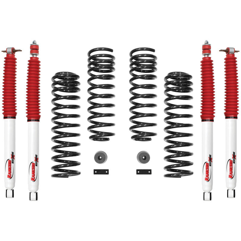 Rancho Jeep Wrangler Front and Rear Suspension System - Master Part Number / One Box