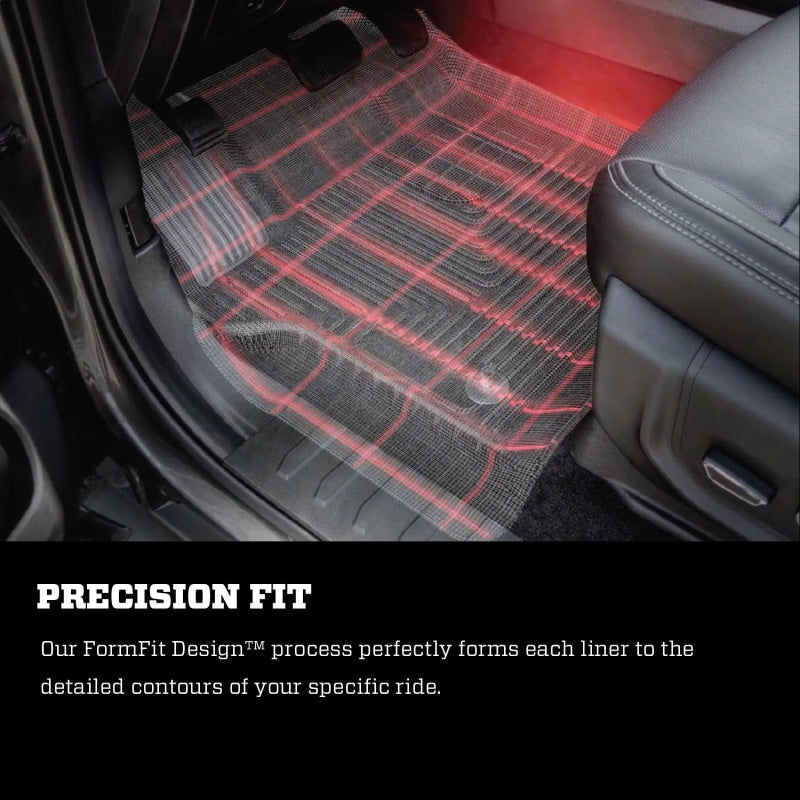 Husky Liners 11-15 Ford F-250/F-350 SuperCab X-Act Contour Black 2nd Row Floor Liners