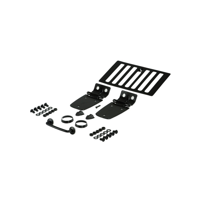Rugged Ridge Jeep Wrangler TJ Black Hood Kit
